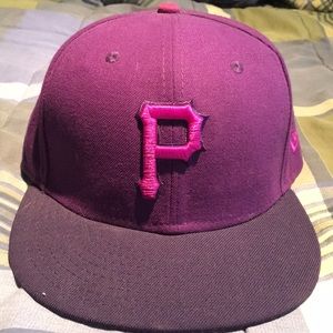 Purple Pittsburgh Pirates hat
